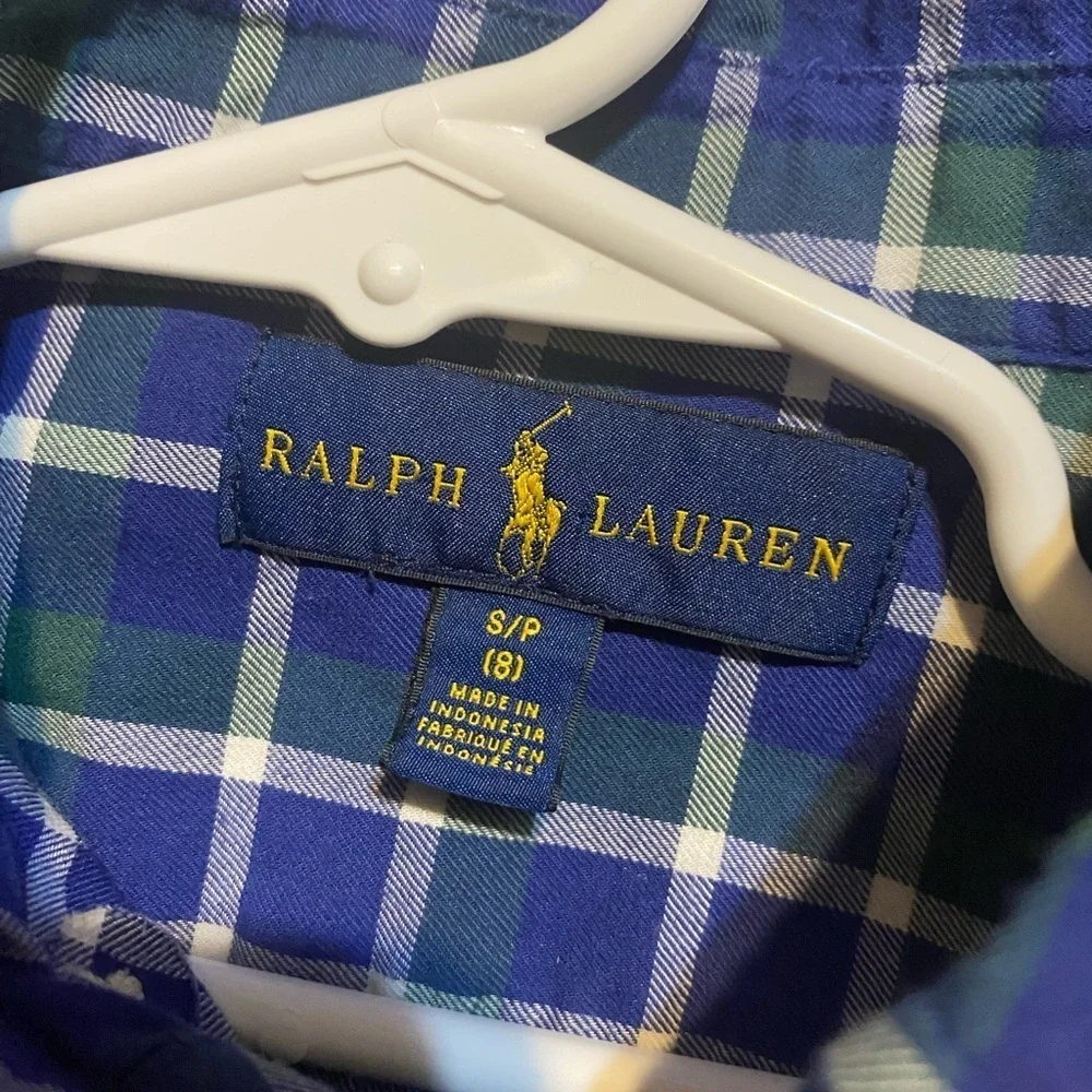 Ralph Lauren Plaid Button Down Shirt
